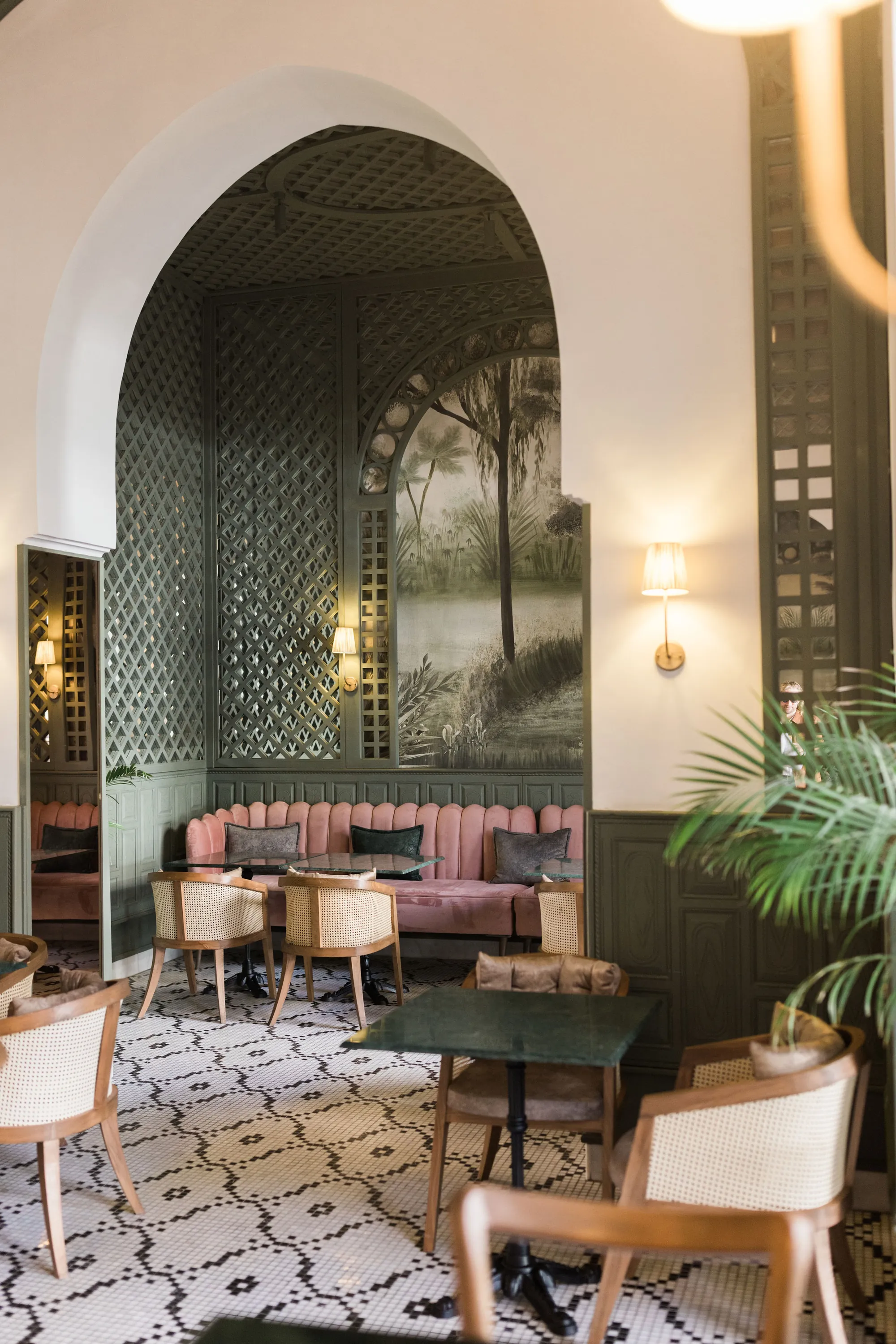 Le salon intérieur du riad
